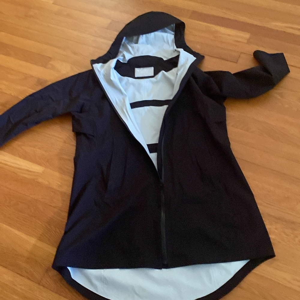 Black Athleta raincoat in large